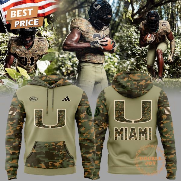 Miami Hurricanes 2025 Salute To Service Hoodie Miami Hurricanes 2025 Salute To Service Hoodie