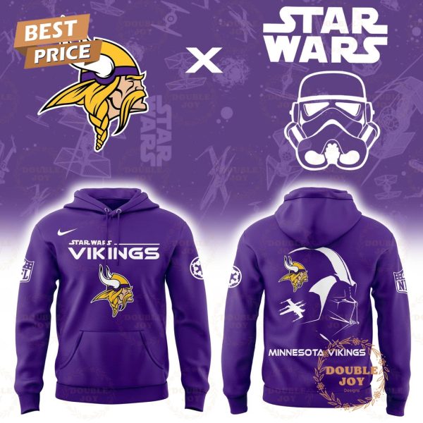 Minnesota Vikings x Star Wars 2025 Hoodie