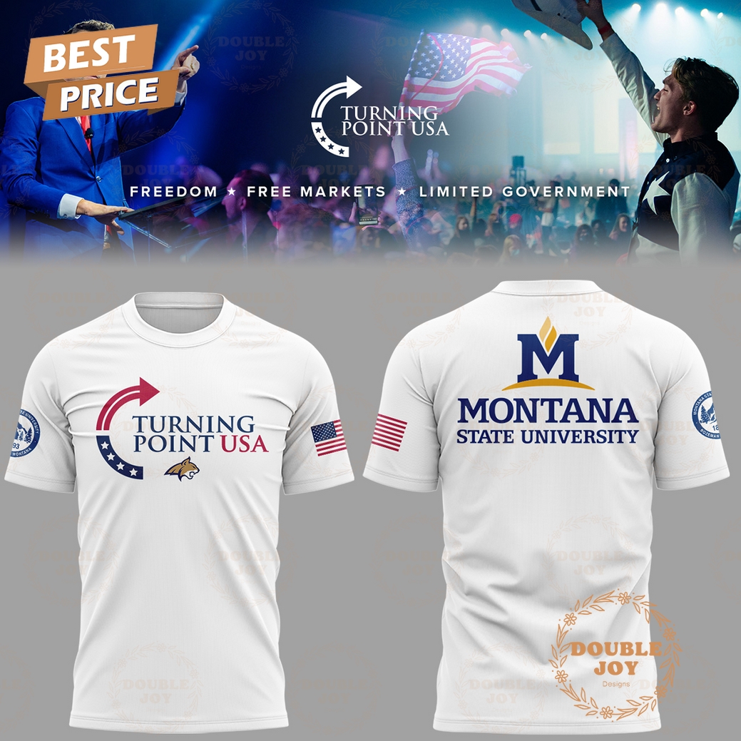 Montana State University x 2025 Turning Point USA Ver2 Hoodie Montana State University x 2025 Turning Point USA Ver2 Hoodie
