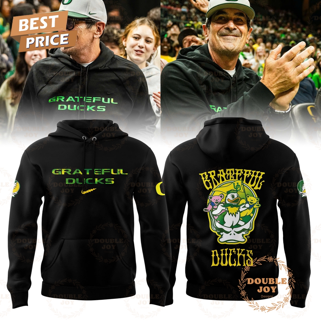 Oregon Ducks x Grateful Dead 2025 GRATEFUL DUCKS Hoodie Oregon Ducks x Grateful Dead 2025 GRATEFUL DUCKS Hoodie
