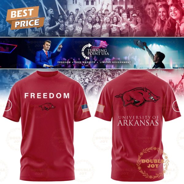 Arkansas Razorbacks x Turning Point USA FREEDOM 2025 Hoodie