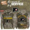 Pittsburgh Penguins x NHL Salute To Service Custom Name 2025 Hoodie
