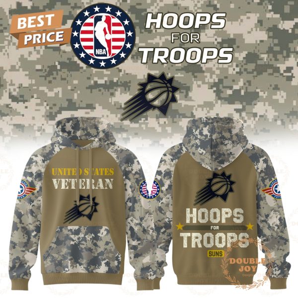 Phoenix Suns NBA x Hoops For Troops 2025 Hoodie Phoenix Suns NBA x Hoops For Troops 2025 Hoodie