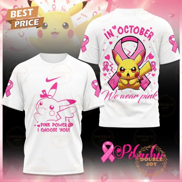PIKACHU x The Breast Cancer Awareness Month 2025 T-Shirt, Hoodie