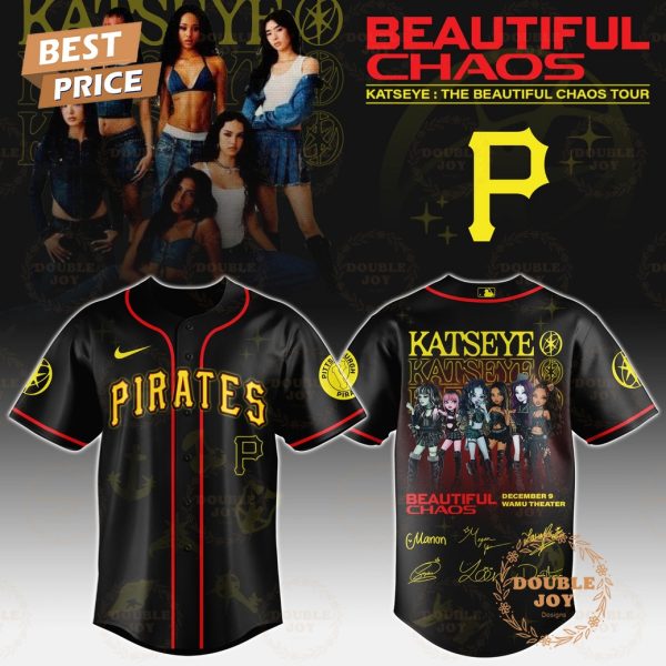 Pittsburgh Pirates x Katseye “The Beautiful Chaos Tour” 2025 Baseball Jersey