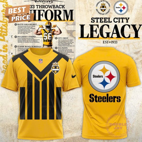 Pittsburgh Steelers x 1933 Throwback Uniform 2025 Ver2 T-Shirt, Hoodie Pittsburgh Steelers x 1933 Throwback Uniform 2025 Ver2 T-Shirt, Hoodie