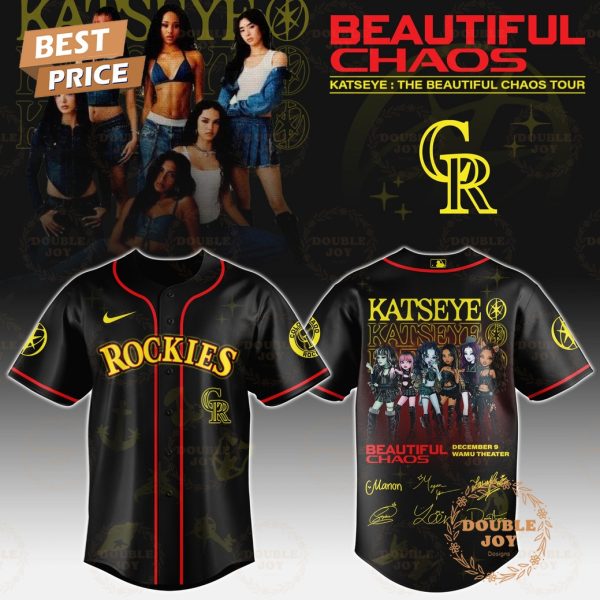 Colorado Rockies x Katseye “The Beautiful Chaos Tour” 2025 Baseball Jersey