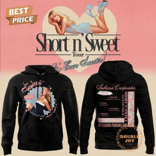 Sabrina Carpenter x Pittsburgh Penguins Liveon Tour Short n’ Sweet Hoodie Sabrina Carpenter x Pittsburgh Penguins Liveon Tour Short n’ Sweet Hoodie