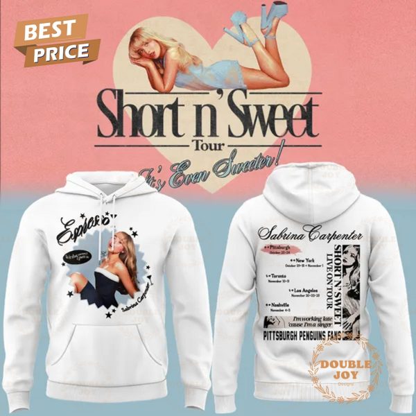 Sabrina Carpenter x Pittsburgh Penguins Tour 2025 Short n’ Sweet Hoodie Sabrina Carpenter x Pittsburgh Penguins Tour 2025 Short n’ Sweet Hoodie