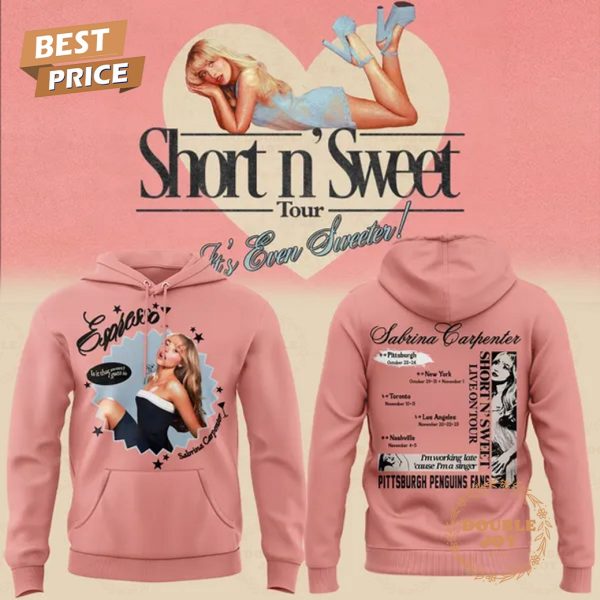 Sabrina Carpenter x Pittsburgh Penguins Tour Short n’ Sweet 2025 Hoodie Sabrina Carpenter x Pittsburgh Penguins Tour Short n’ Sweet 2025 Hoodie