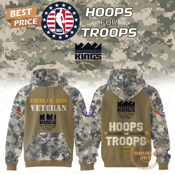 Sacramento Kings NBA x Hoops For Troops 2025 Hoodie Sacramento Kings NBA x Hoops For Troops 2025 Hoodie