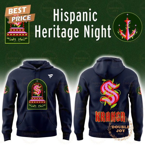 Seattle Kraken x Hispanic Heritage Night 2025 Hoodie Seattle Kraken x Hispanic Heritage Night 2025 Hoodie