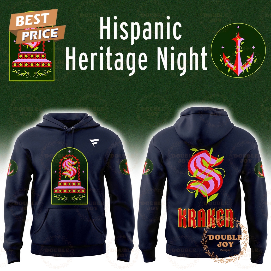 Seattle Kraken x Hispanic Heritage Night 2025 Hoodie Seattle Kraken x Hispanic Heritage Night 2025 Hoodie