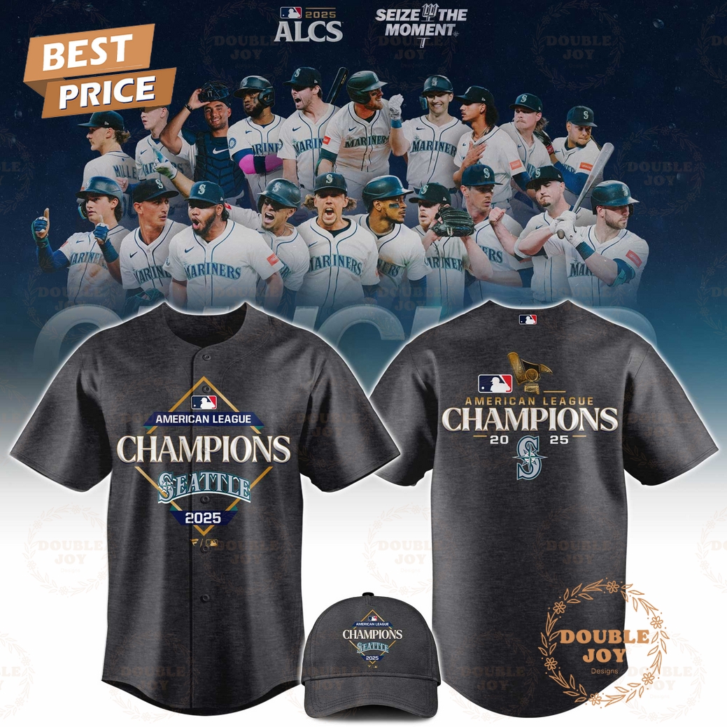 Seattle Mariners x American League Champions 2025 Baseball Jersey Seattle Mariners x American League Champions 2025 Baseball Jersey