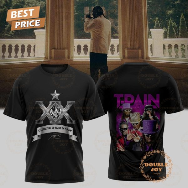 T-Pain Tour XX CELEBRATING 20 YEARS 2025 T-Shirt, Hoodie T-Pain Tour XX CELEBRATING 20 YEARS 2025 T-Shirt, Hoodie