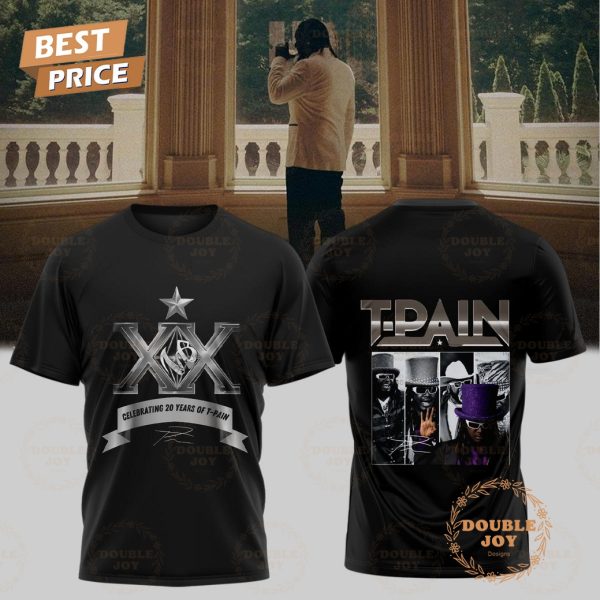 T-Pain Tour XX CELEBRATING 20 YEARS 2025 Ver2 T-Shirt, Hoodie T-Pain Tour XX CELEBRATING 20 YEARS 2025 Ver2 T-Shirt, Hoodie