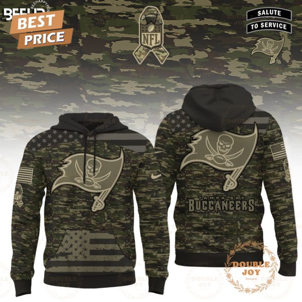 Tampa Bay Buccaneers x Salute To Service Camo 2025 Hoodie