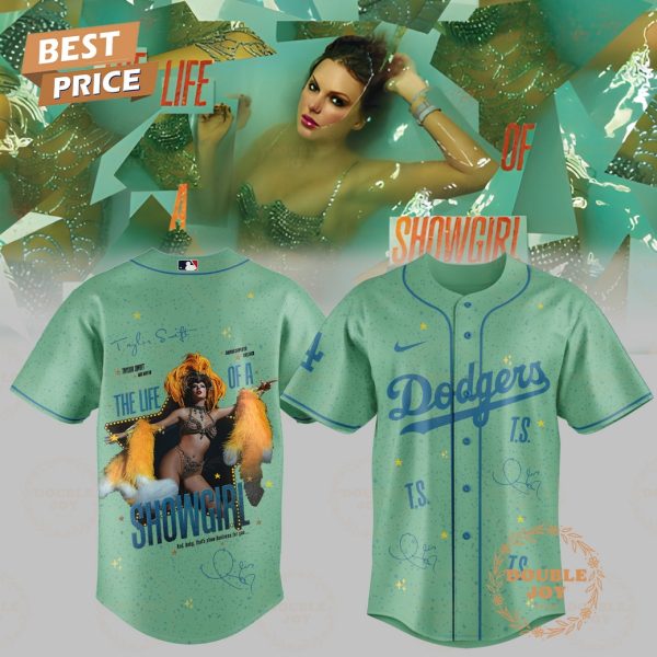 Taylor Swift x Los Angeles Dodgers Album 2025 “The Life Of A Showgirl” Baseball Jersey