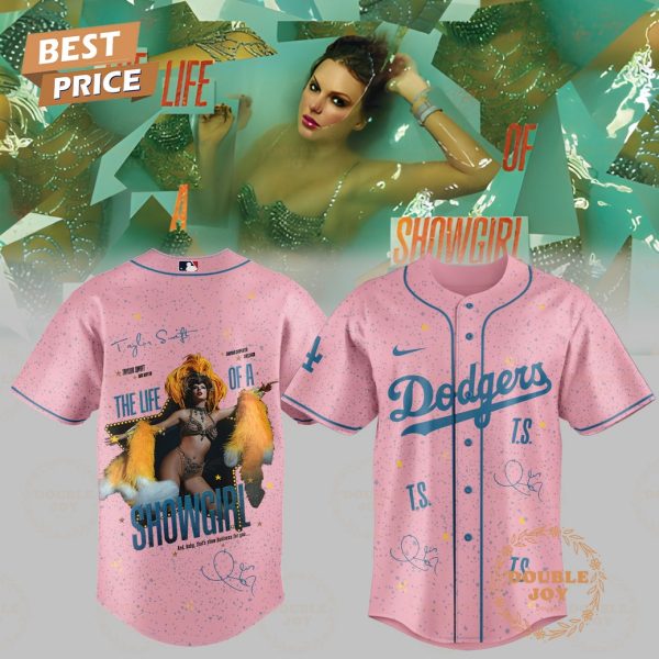 Taylor Swift x Los Angeles Dodgers New Album “The Life Of A Showgirl” 2025 Baseball Jersey