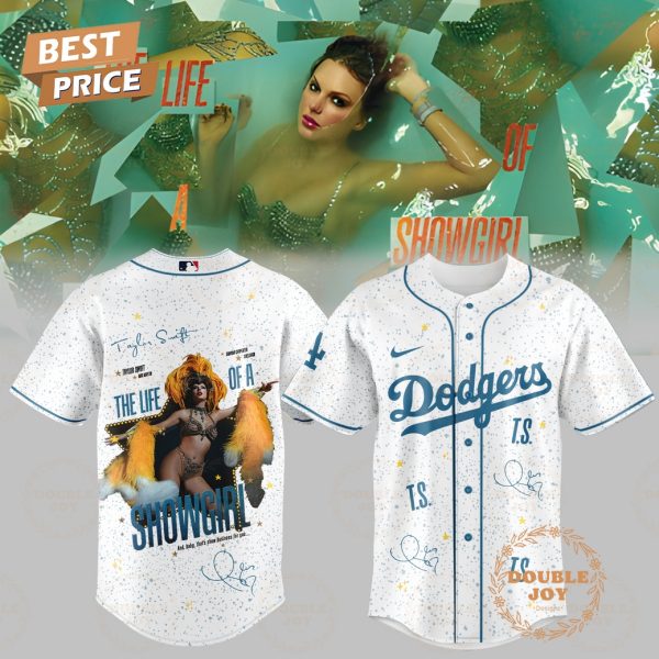 Taylor Swift x Los Angeles Dodgers New Album “The Life Of A Showgirl” Baseball Jersey