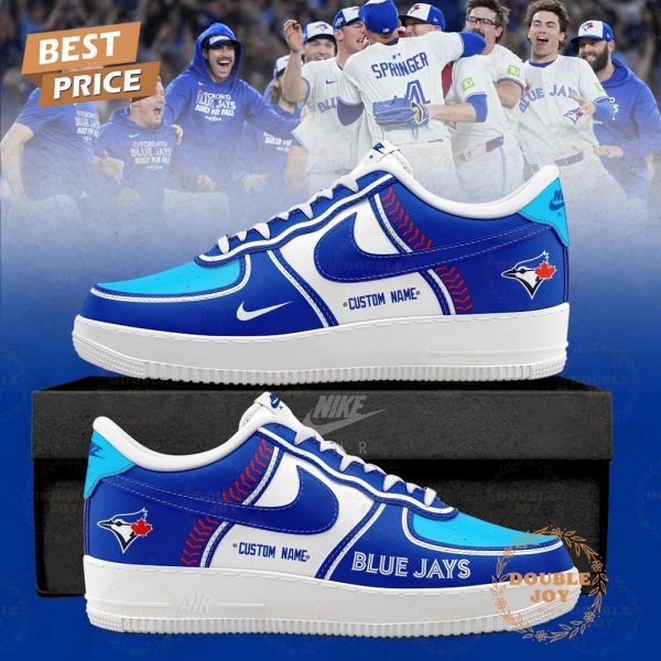 Toronto Blue Jays Custom Name Limited Edition 2025 Air Force 1 Sneakers Toronto Blue Jays Custom Name Limited Edition 2025 Air Force 1 Sneakers