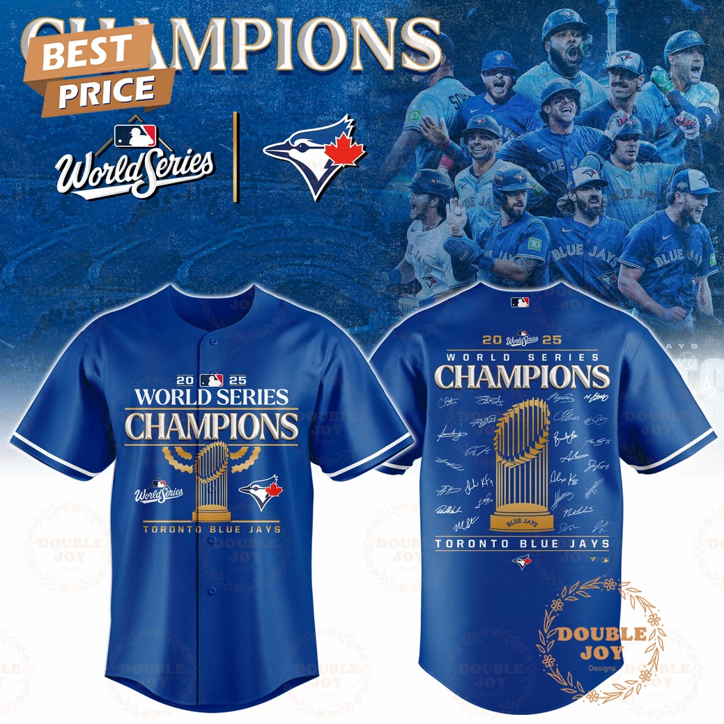 Toronto Blue Jays x Champions World Series 2025 By Capital One Baseball Jersey Toronto Blue Jays x Champions World Series 2025 By Capital One Baseball Jersey