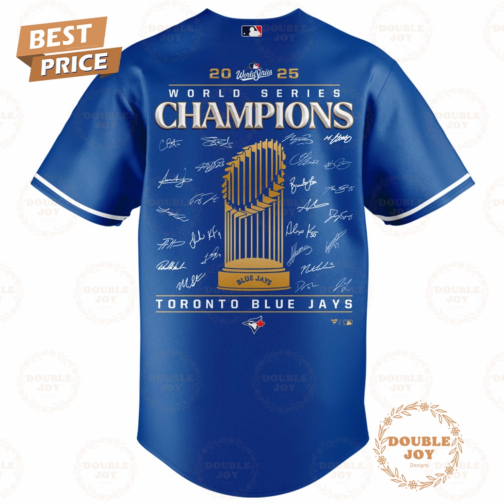 Toronto Blue Jays x Champions World Series 2025 By Capital One Baseball Jersey Toronto Blue Jays x Champions World Series 2025 By Capital One Baseball Jersey