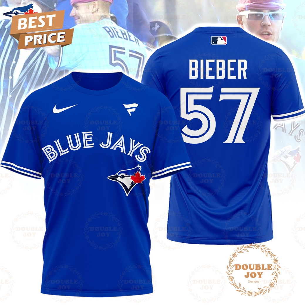 Toronto Blue Jays x Justin Bieber Number 57 Limited Edition Hoodie Toronto Blue Jays x Justin Bieber Number 57 Limited Edition Hoodie