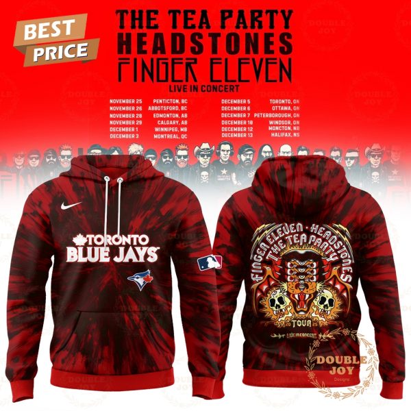 Toronto Blue Jays x The Tea Party Tour Saints And Sinners 2025 Hoodie