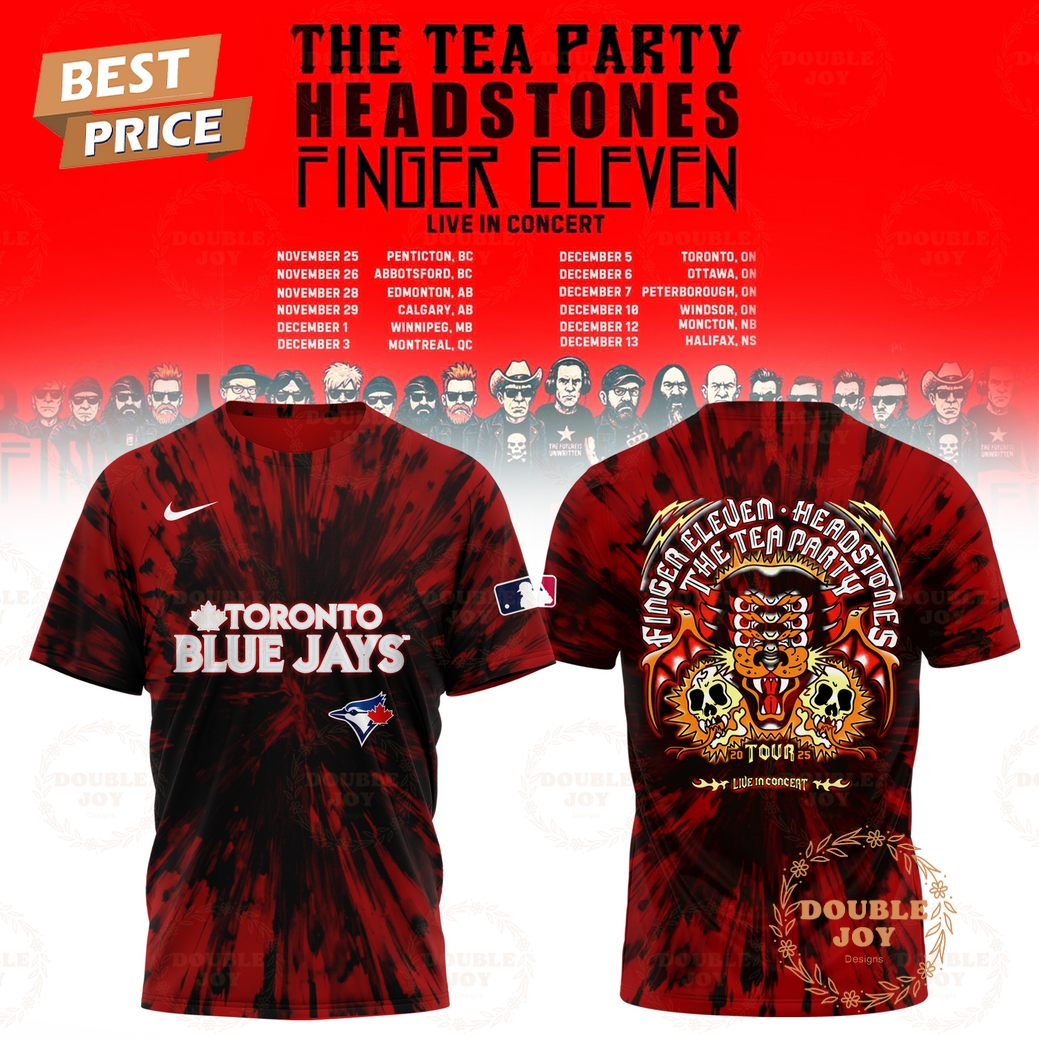 Toronto Blue Jays x The Tea Party Tour Saints And Sinners 2025 Hoodie Toronto Blue Jays x The Tea Party Tour Saints And Sinners 2025 Hoodie
