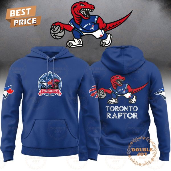 Toronto Raptors x Toronto Blue Jays Special Edition 2025 Blue Jays Logo Hoodie