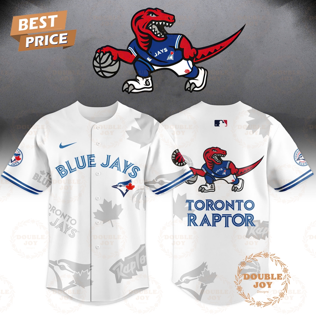 Toronto Raptors x Toronto Blue Jays Special Edition Logo Blue Jays 2025 Baseball Jersey Toronto Raptors x Toronto Blue Jays Special Edition Logo Blue Jays 2025 Baseball Jersey
