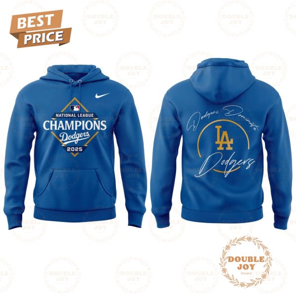 Los Angeles Dodgers LA x National League Champions 2025 Hoodie
