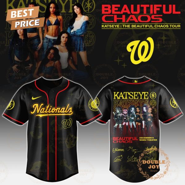 Washington Nationals x Katseye “The Beautiful Chaos Tour” 2025 Baseball Jersey