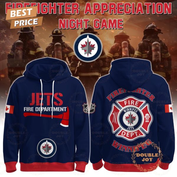 Winnipeg Jets x Firefighter Appreciation Night Game 2025 Hoodie Winnipeg Jets x Firefighter Appreciation Night Game 2025 Hoodie