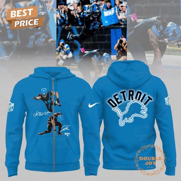 Detroit Lions 2025 SuperBrown & SpiderGibbs Hoodie