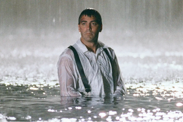 George Clooney plays the hero on 'ER' in 1995 episode Hell and High Water