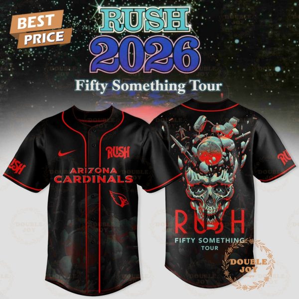 Arizona Cardinals x RUSH Tour 2026 Baseball Jersey