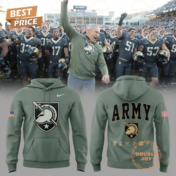 Army Black Knights x Coach Jeff Monken Smile 2025 Hoodie