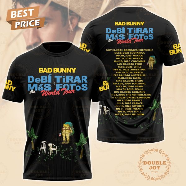 Bad Bunny x DeBi TiRAr MAs Fotos World Tour 2025 T-Shirt, Hoodie