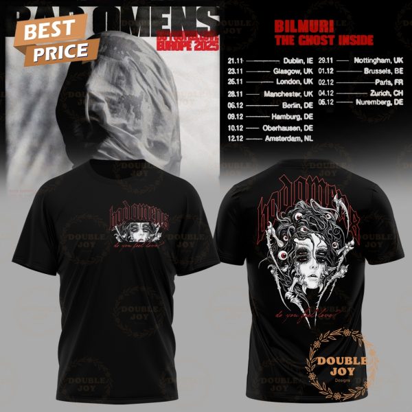 Bad Omens: Eu & Uk Tour 2025 T-Shirt, Hoodie