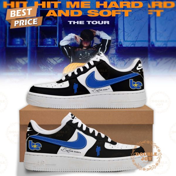 Billie Eilish The Tour 2025 Custom Blue Air Force 1 Sneakers