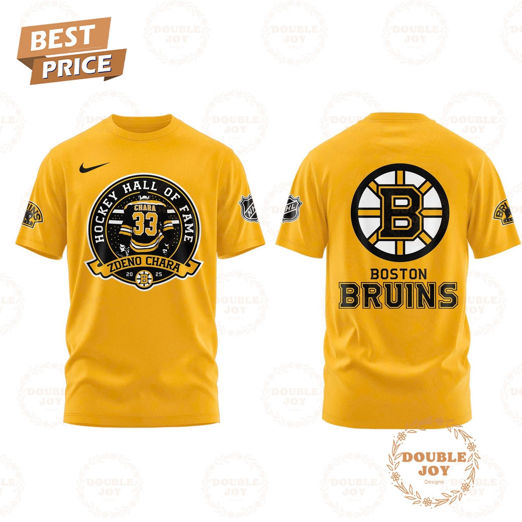 Boston Bruins x Zdeno Chara Hockey Hall Of Fame 2025 Hoodie Boston Bruins x Zdeno Chara Hockey Hall Of Fame 2025 Hoodie