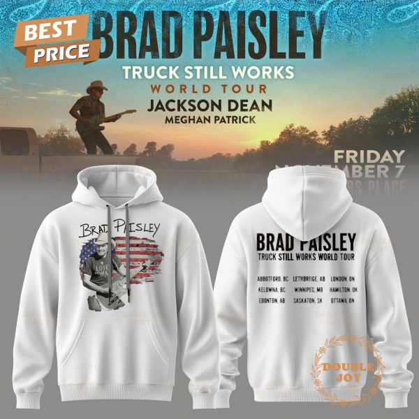 Brad Paisley x Truck Still Works World Tour 2025 Hoodie