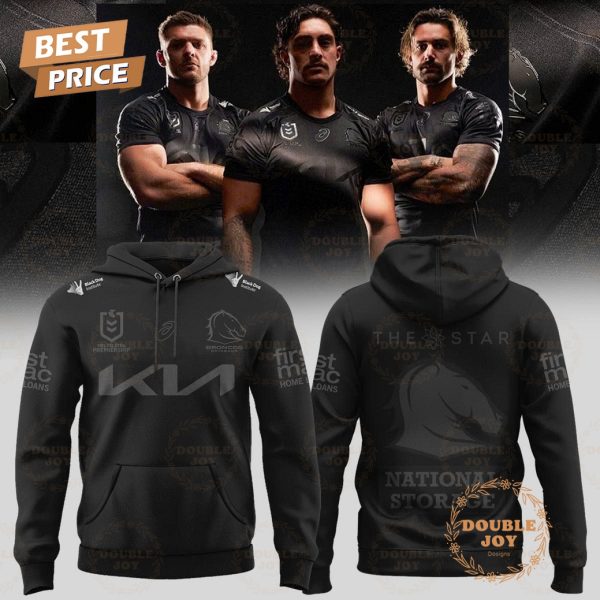 Brisbane Broncos National Storage 2025 Black Hoodie