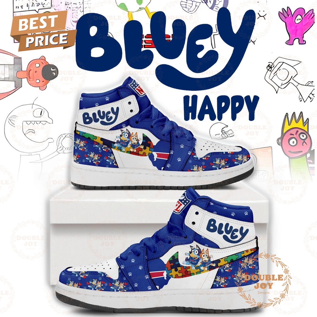 Buffalo Bills x Happy Autism Bluey V2 2025 Air Jordan 1 Hightop Shoes Buffalo Bills x Happy Autism Bluey V2 2025 Air Jordan 1 Hightop Shoes