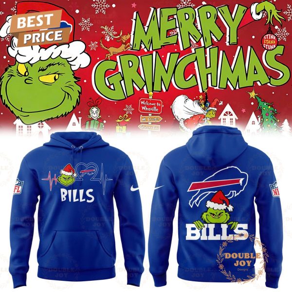 Buffalo Bills x Merry Grinchmas 2025 Hoodie