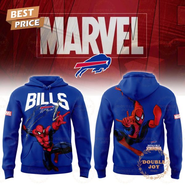 Buffalo Bills x Spider Man 2025 Hoodie