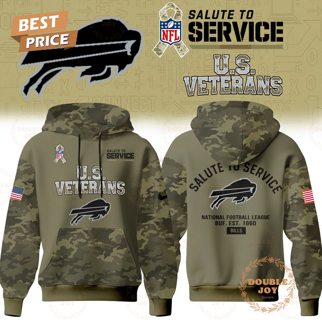 Buffalo Bills x U.S. VETERANS 2025 Hoodie Buffalo Bills x U.S. VETERANS 2025 Hoodie