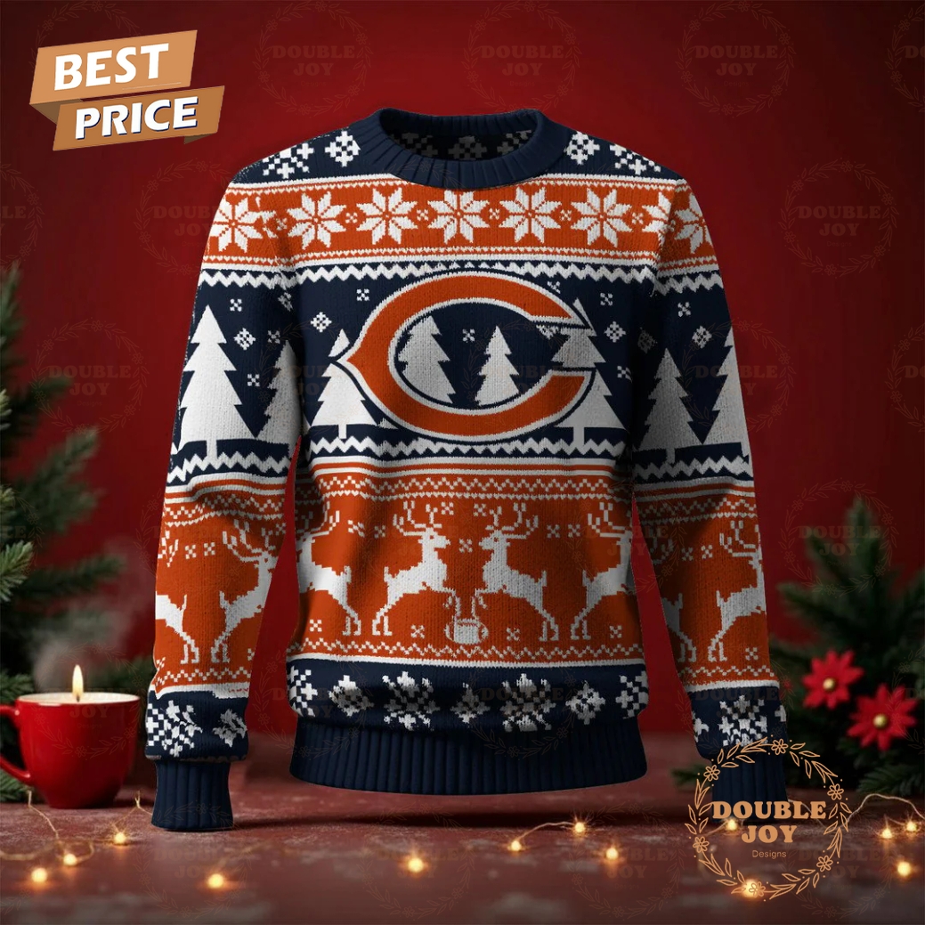 Chicago Bears Merry Christmas 2025 Sweater Chicago Bears Merry Christmas 2025 Sweater